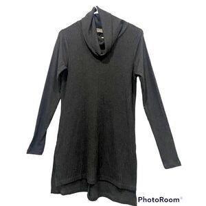 Harmony Balance NWT women’s long sleeve turtleneck gray cardigan size small​​